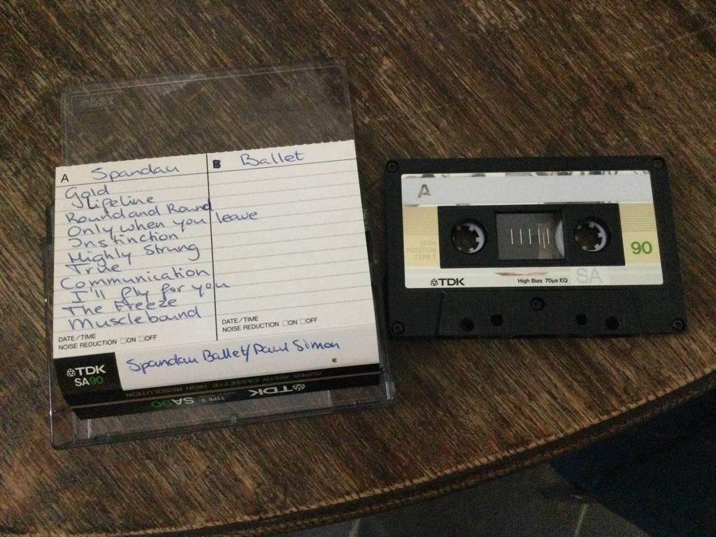 Cassettebandje met Paul Simon en Spandau Ballet, Cd's en Dvd's, Cassettebandjes, 1 bandje, Ophalen of Verzenden, Zo goed als nieuw