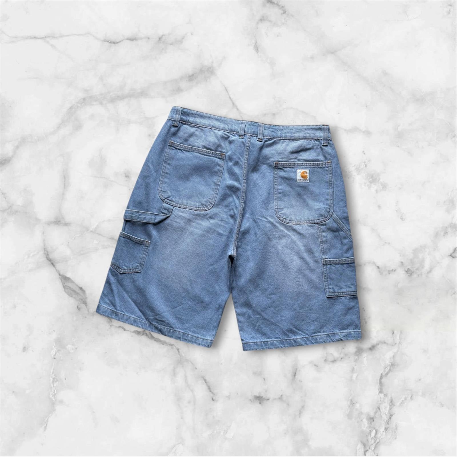 Carhartt relaxed fit shorts - blauw - maat w36 / xl, Verzenden, Zo goed als nieuw, Blauw, W36 - W38 (confectie 52/54)