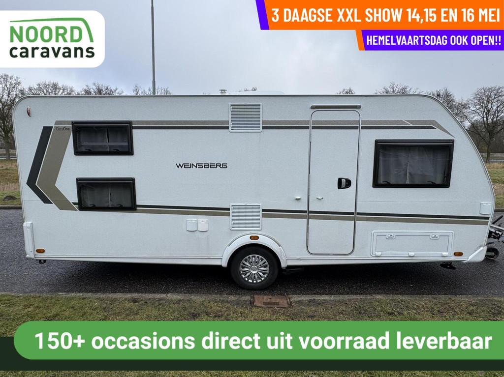 Weinsberg - HEMELVAART OPEN! RUIM 200 CARAVANS OP VOORRAAD, Caravans en Kamperen, Overige merken, Rondzit, 7 tot 8 meter, Bedrijf