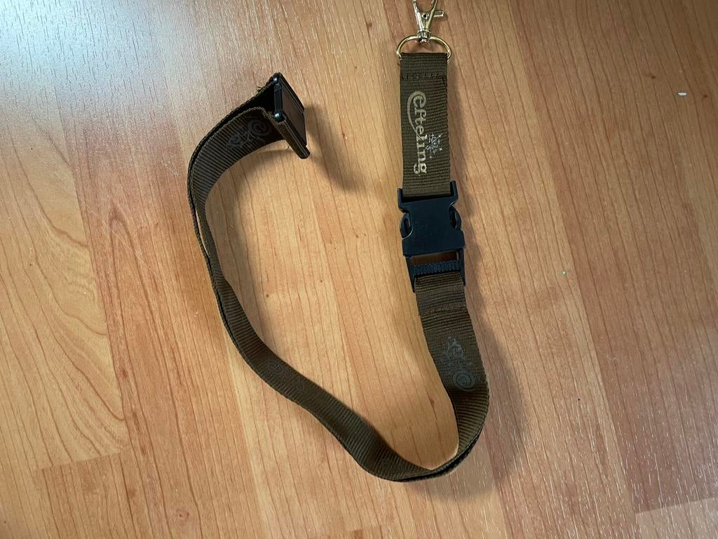 Efteling Keycord - Bruin met logo, Verzamelen, Efteling, Ophalen of Verzenden, Zo goed als nieuw, Gebruiksvoorwerp