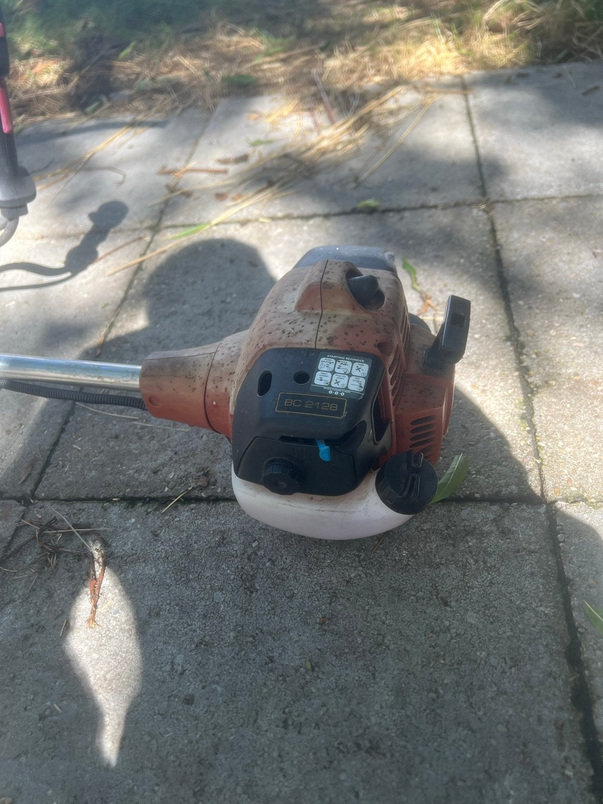 Jonsered BC 2128 Bosmaaier - Krachtig en Betrouwbaar, Ophalen, Gebruikt, 30 tot 50 cm, Benzine