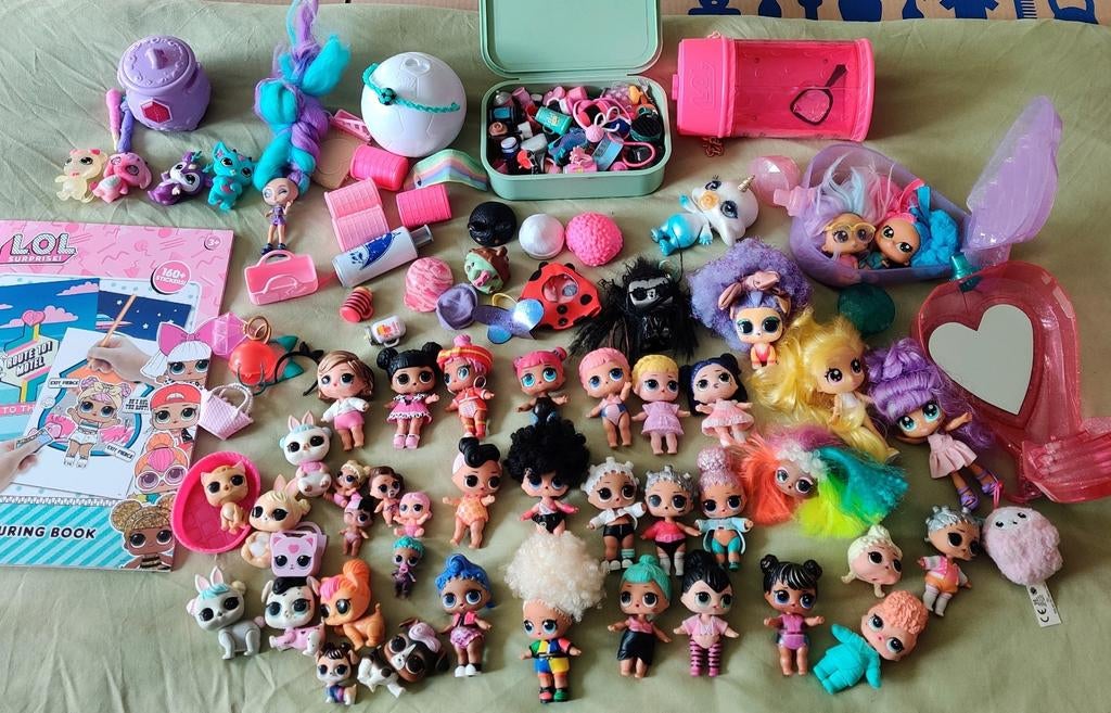 Grote collectie Magic Mixies, Polly Pocket & LOL poppen, Kinderen en Baby's, Speelgoed | Poppen, Ophalen of Verzenden, Gebruikt