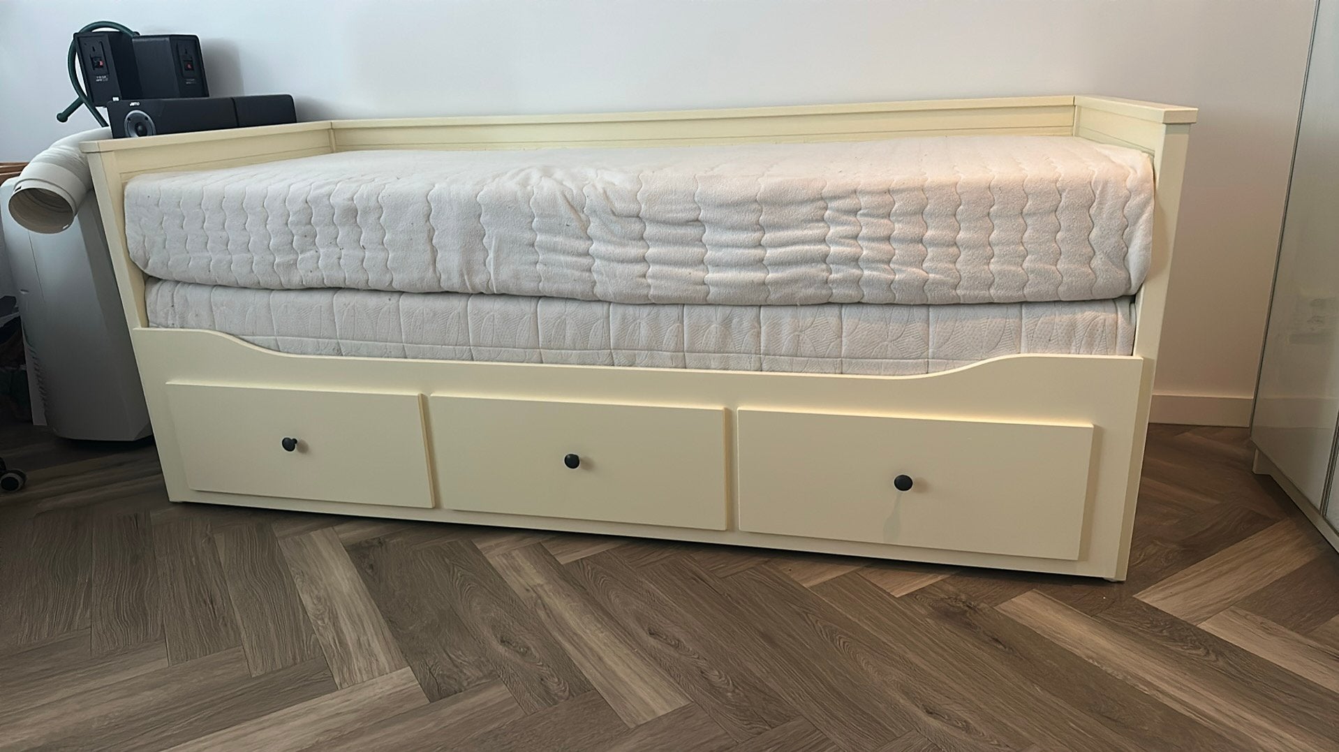 2 dikke matrassen voor Hemnes IKEA bed 80x200, Ophalen, Gebruikt, Eenpersoons, 80 cm
