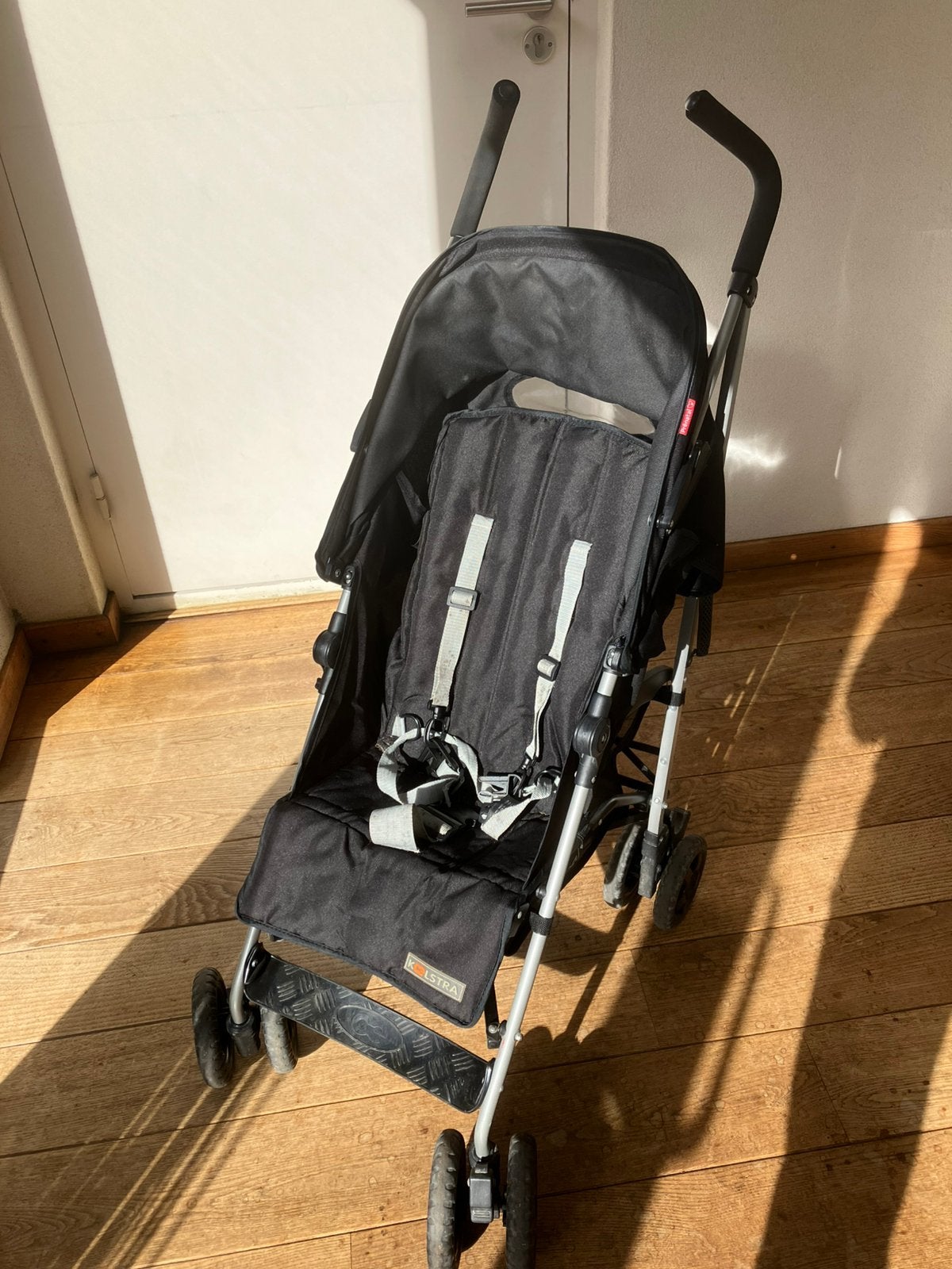 Zwarte Koelstra Buggy, Ophalen, Gebruikt, Koelstra, Verstelbare rugleuning