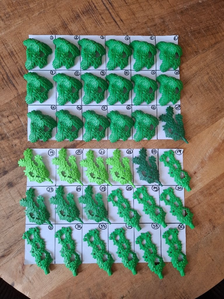 Playmobil 3  planten en groen onderdelen per vakje 0.25 euro, Kinderen en Baby's, Ophalen of Verzenden, Gebruikt