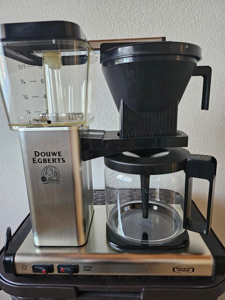 Douwe Egberts Technivorm Moccamaster Koffiezetapparaat, Gebruikt, 10 kopjes of meer, Koffiemachine, Gemalen koffie