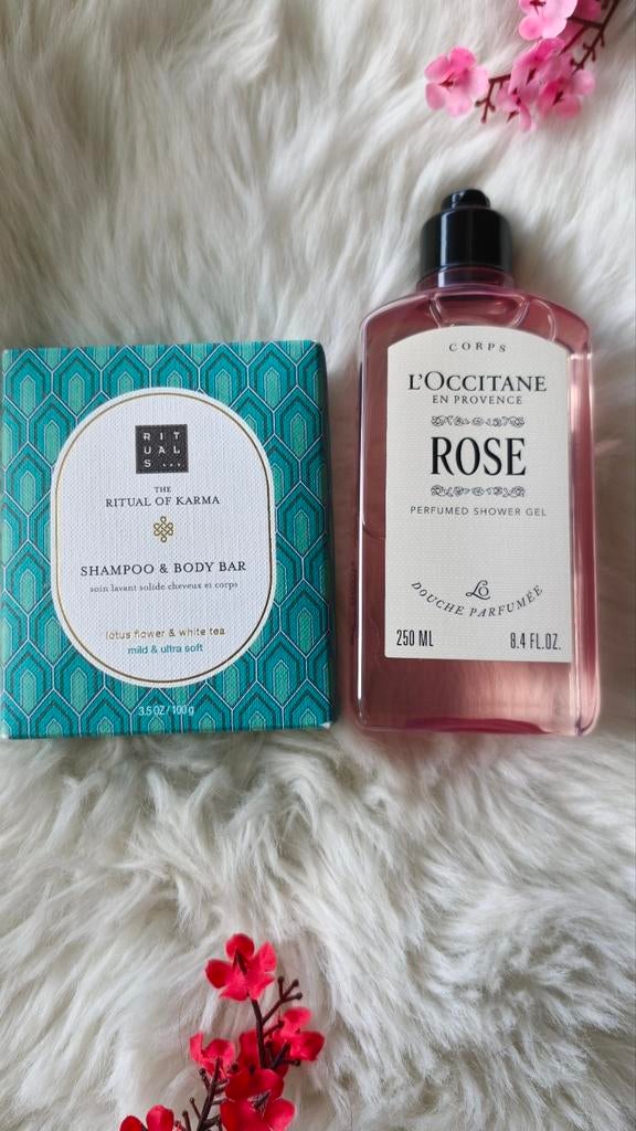 Rituals shampoo bar en L'Occitane douchegel, Ophalen of Verzenden, Nieuw, Bad & Douche