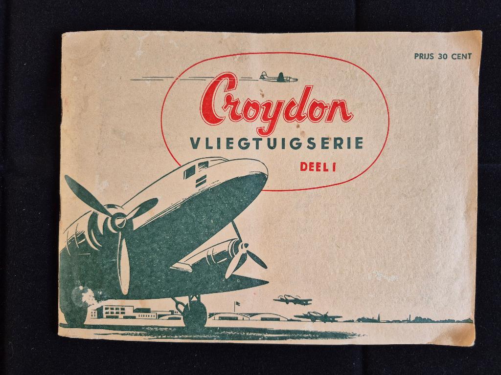 Plaatjes boek Croydon Vliegtuigserie deel 1 (BK621), Verzamelen, Ophalen of Verzenden, Gebruikt, Boek of Tijdschrift