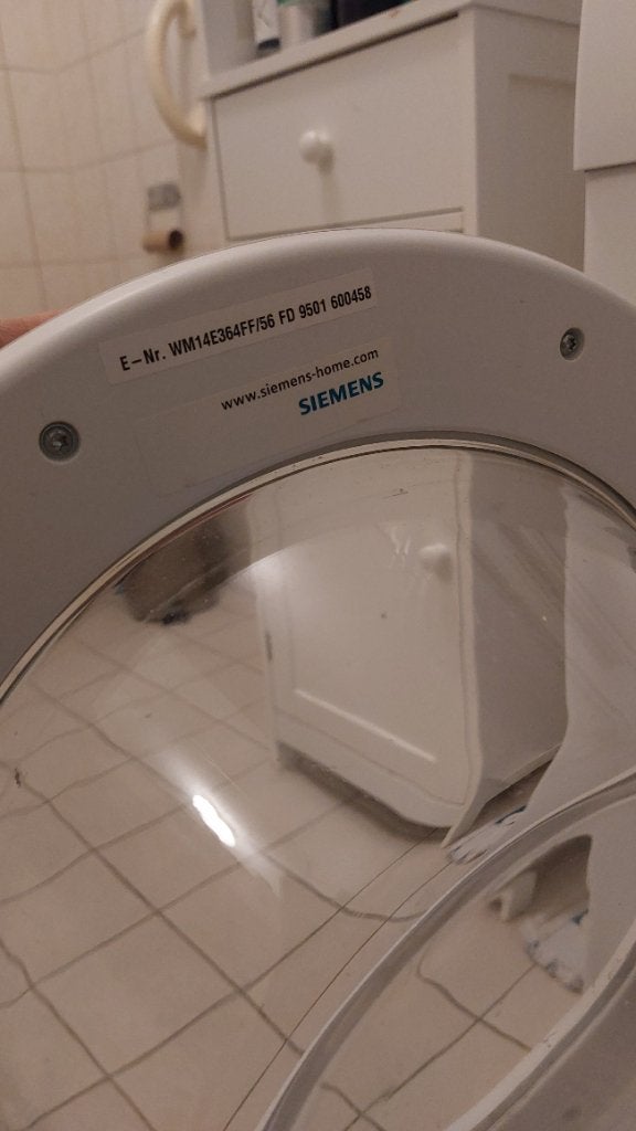 Nette Droger en wasmachine, Ophalen, Gebruikt, 1200 tot 1600 toeren, 85 tot 90 cm
