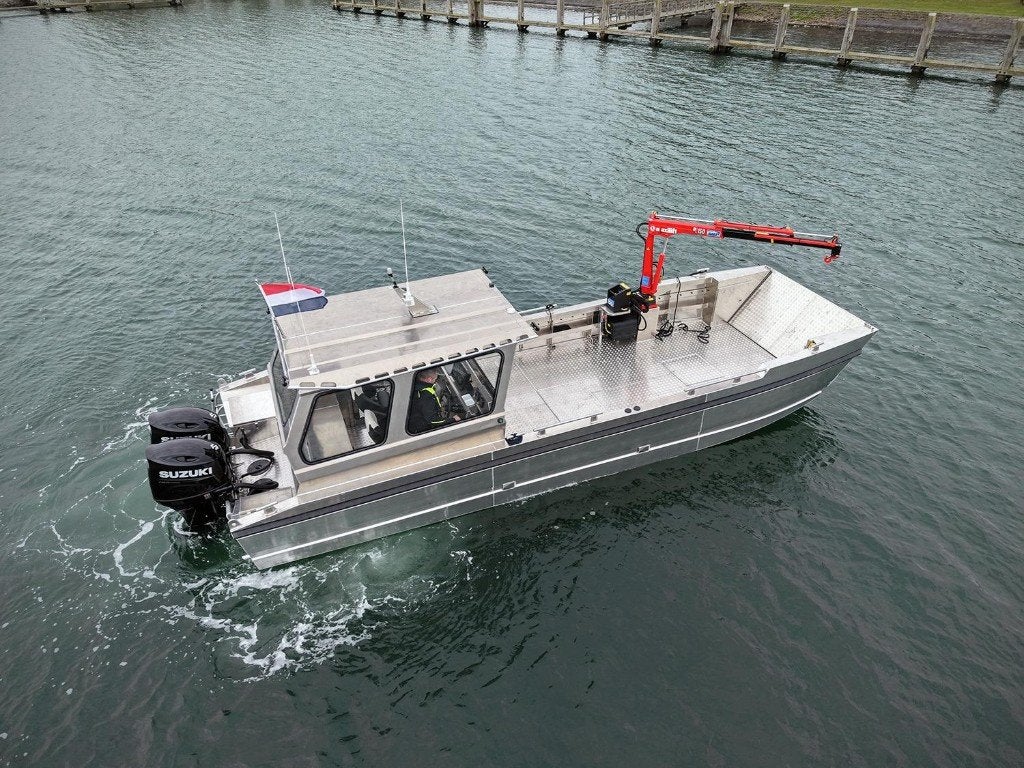 TRV 900 W LC landing craft aluminium werkboot te koop, nieuw
