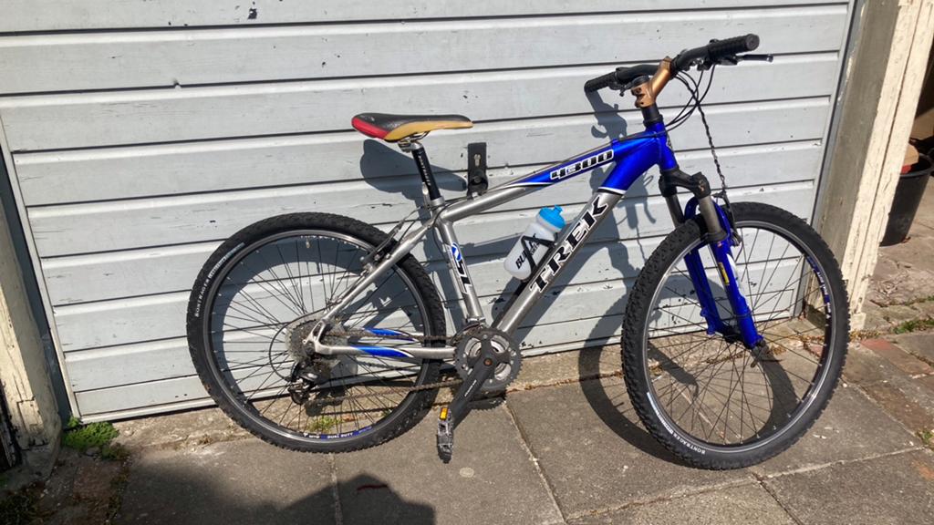 Trek 4300 Mountainbike, Ophalen, Hardtail, Velgrem, 45 tot 49 cm