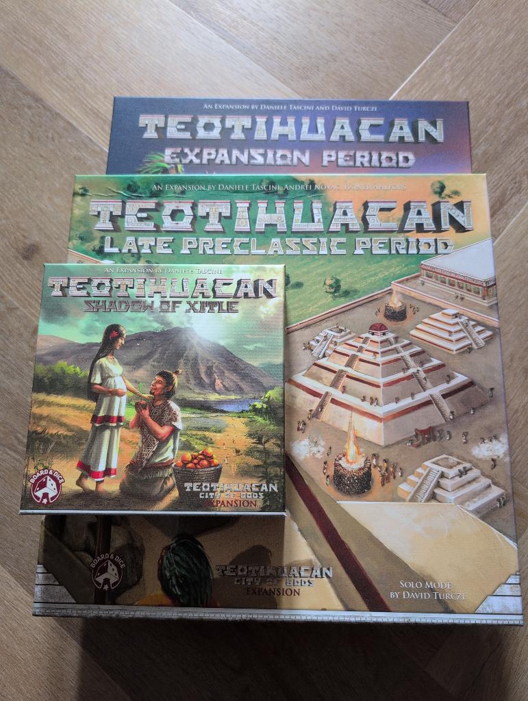Teotihuacan expansions, Hobby en Vrije tijd, Gezelschapsspellen | Bordspellen, Ophalen