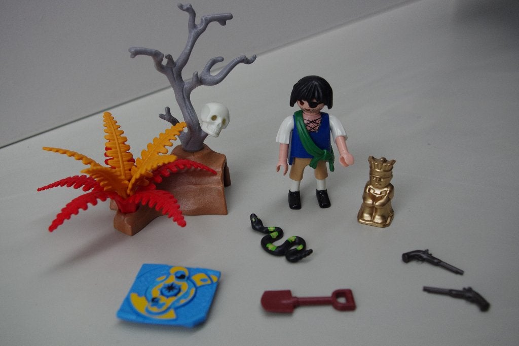 PLAYMOBIL Piraat op zoek naar de schat 4945, Pirates, Complete set, Ophalen of Verzenden, Zo goed als nieuw