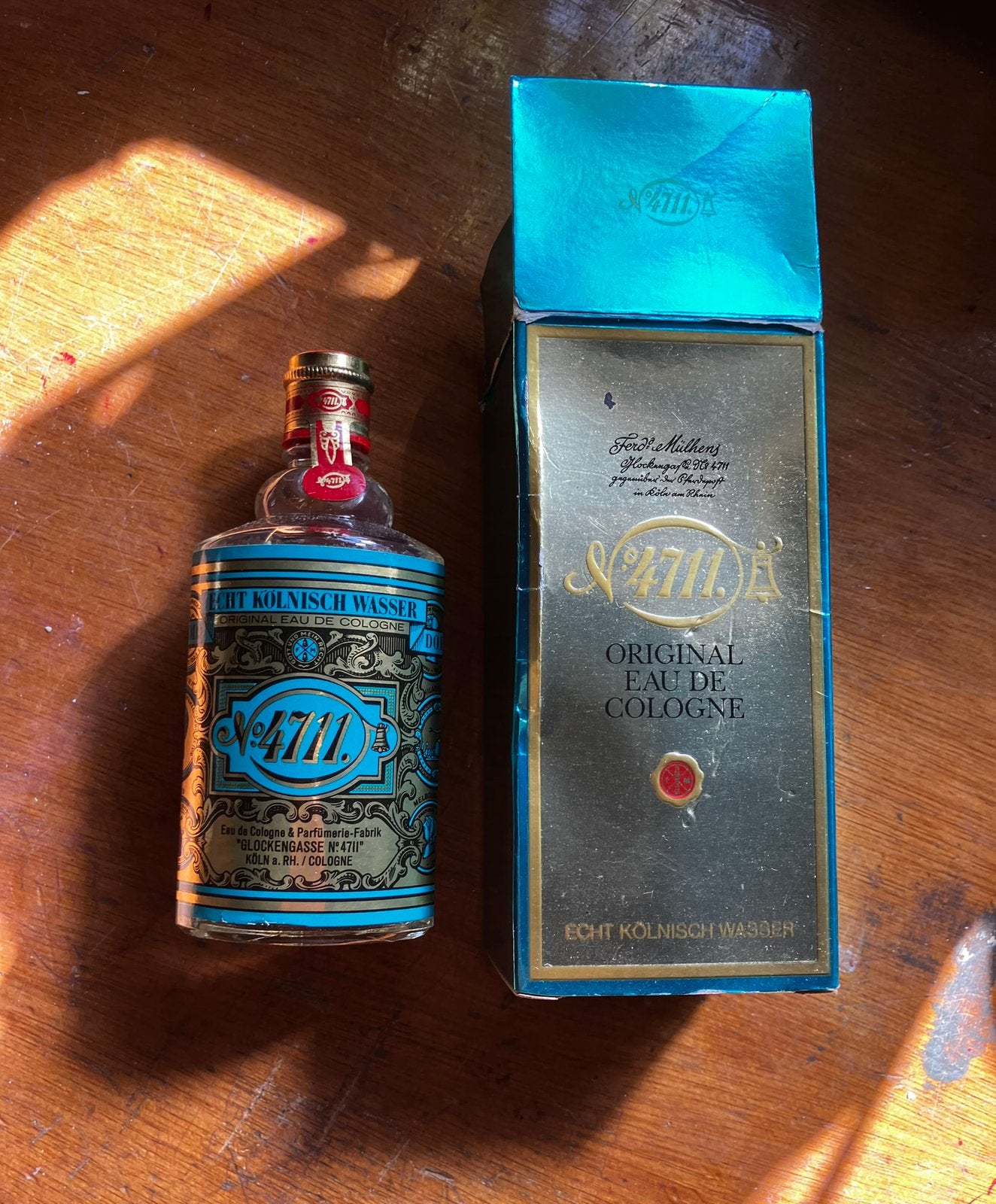 4711, eau de cologne, vintage, Sieraden, Tassen en Uiterlijk, Uiterlijk | Parfum, Ophalen of Verzenden, Zo goed als nieuw