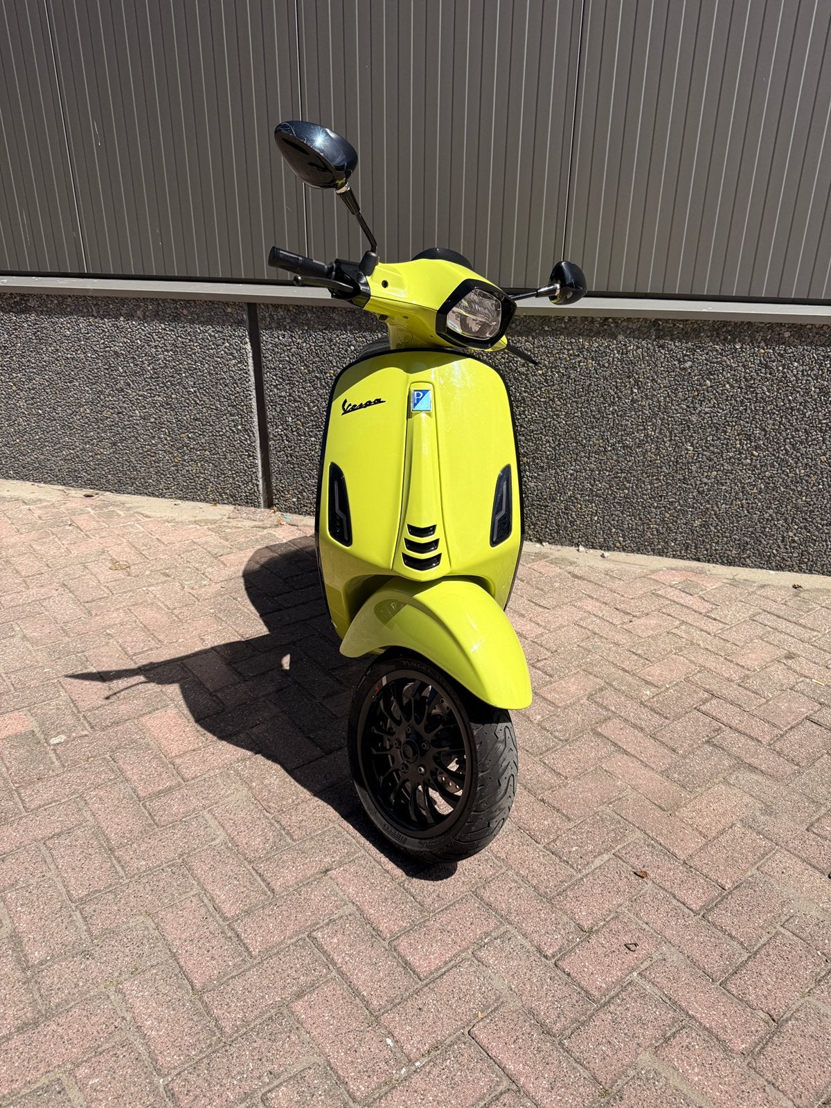 Vespa Sprint custom Mini Cooper editie (Groen), Fietsen en Brommers, Scooters | Vespa, Ophalen, Maximaal 45 km/u, Vespa S, Zo goed als nieuw