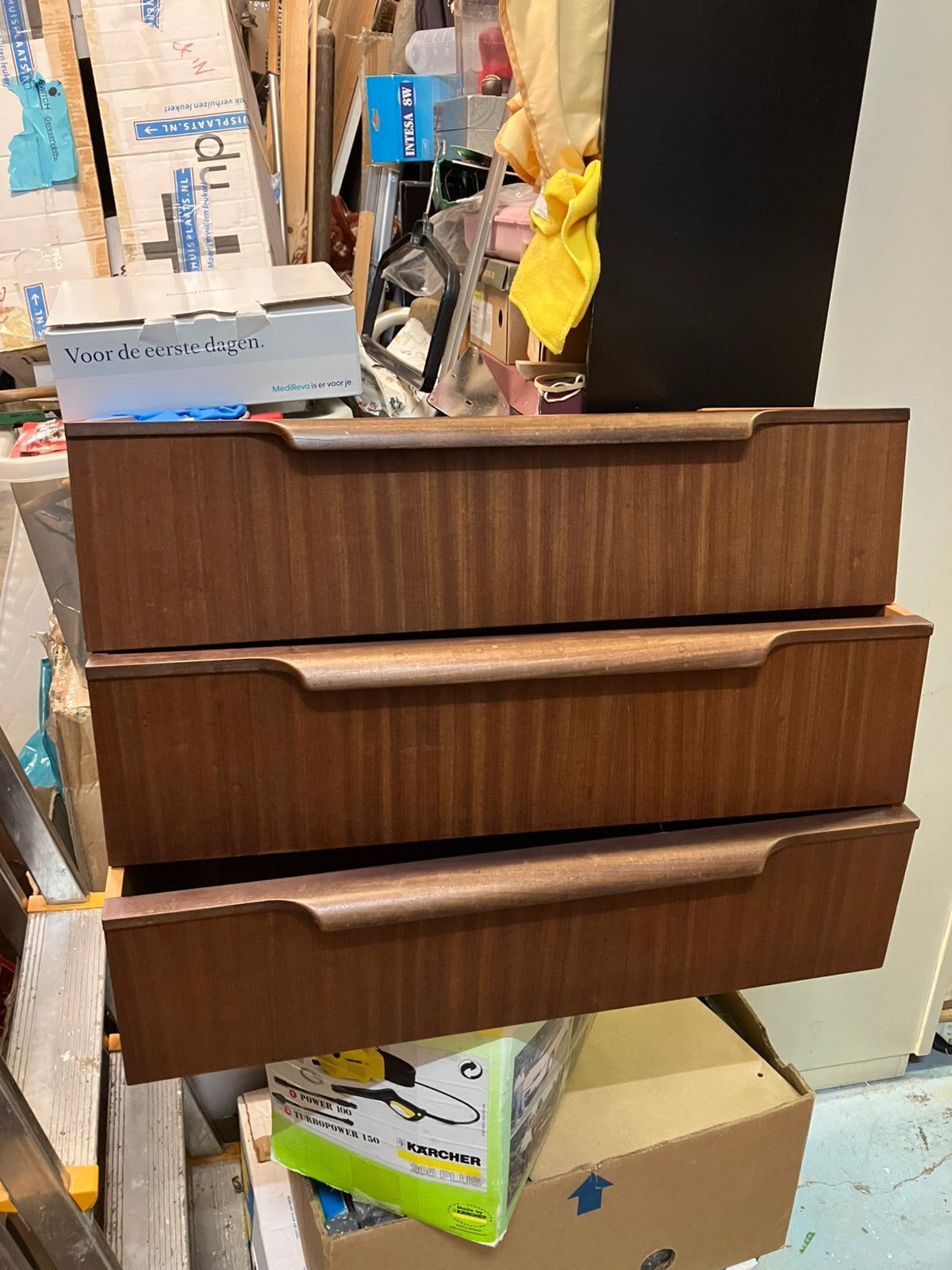 3 lades van kast vintage / Austinsuite /Scandinavisch design, Ophalen, Huis en Inrichting
