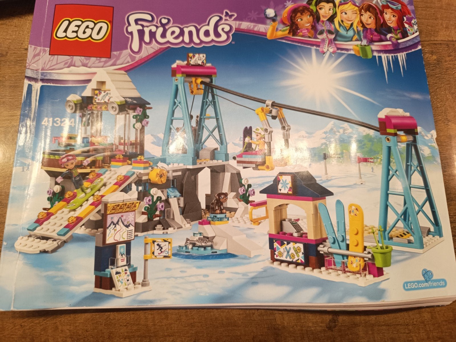Lego Friends Snow Resort Ski Lift (41324) - Complete Set, Kinderen en Baby's, Speelgoed | Duplo en Lego, Compleet, Gebruikt, Lego