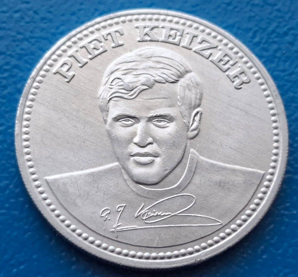 Penning - Piet Keizer Ajax - Shell 1970, Verzenden, Overige materialen, Nederland