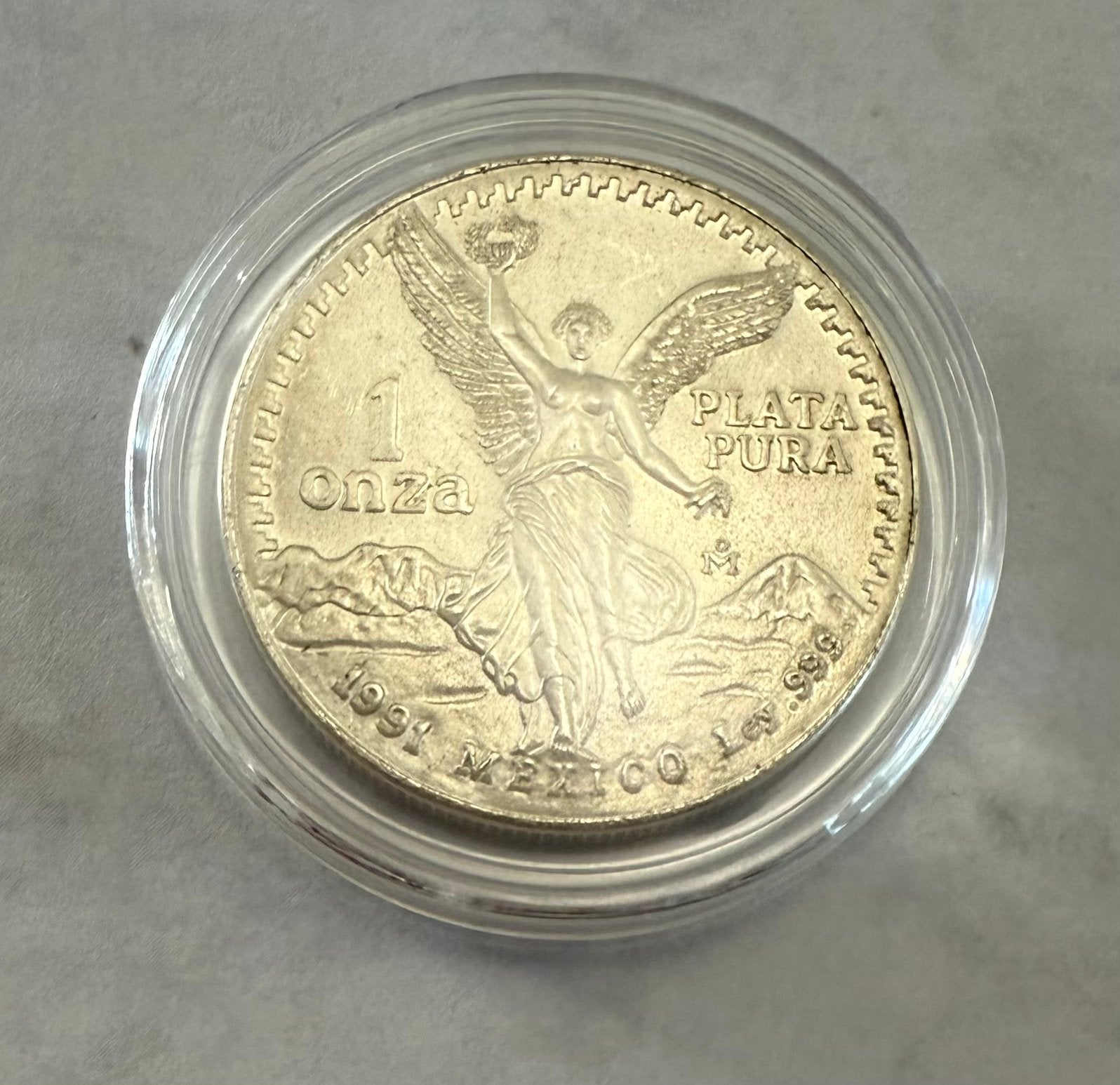 1oz 1991 Mexican - Libertad / 999 zilver, Postzegels en Munten, Ophalen of Verzenden, Zuid-Amerika, Losse munt, Zilver