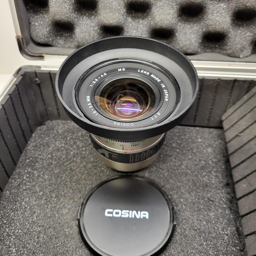 Cosina 19-35mm F/3.5-4.5 MC AF Groothoeklens, Ophalen of Verzenden, Zo goed als nieuw, Groothoeklens, Zoom