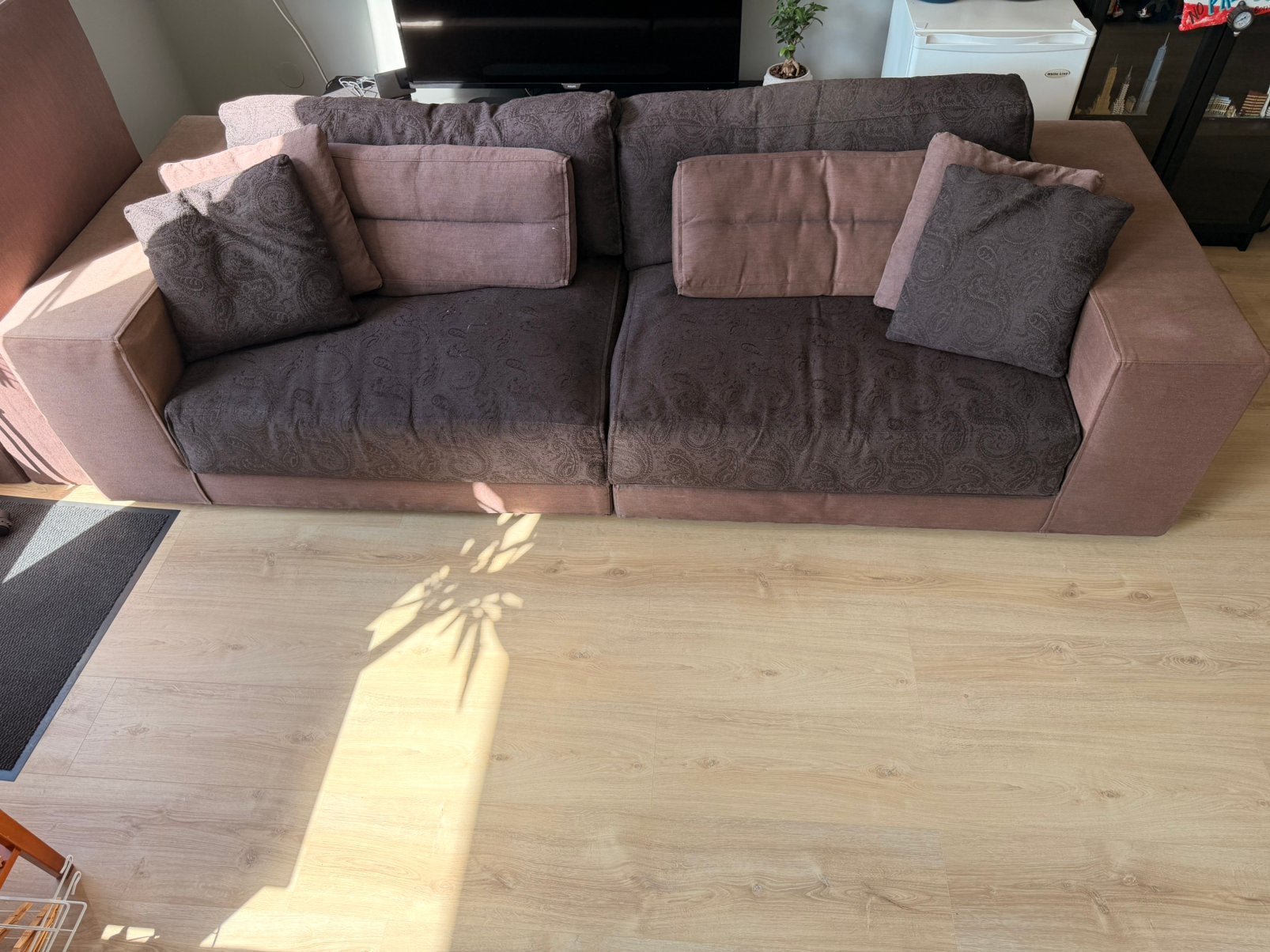 Nette piet boon lounge bank, Ophalen, Zo goed als nieuw, Stof