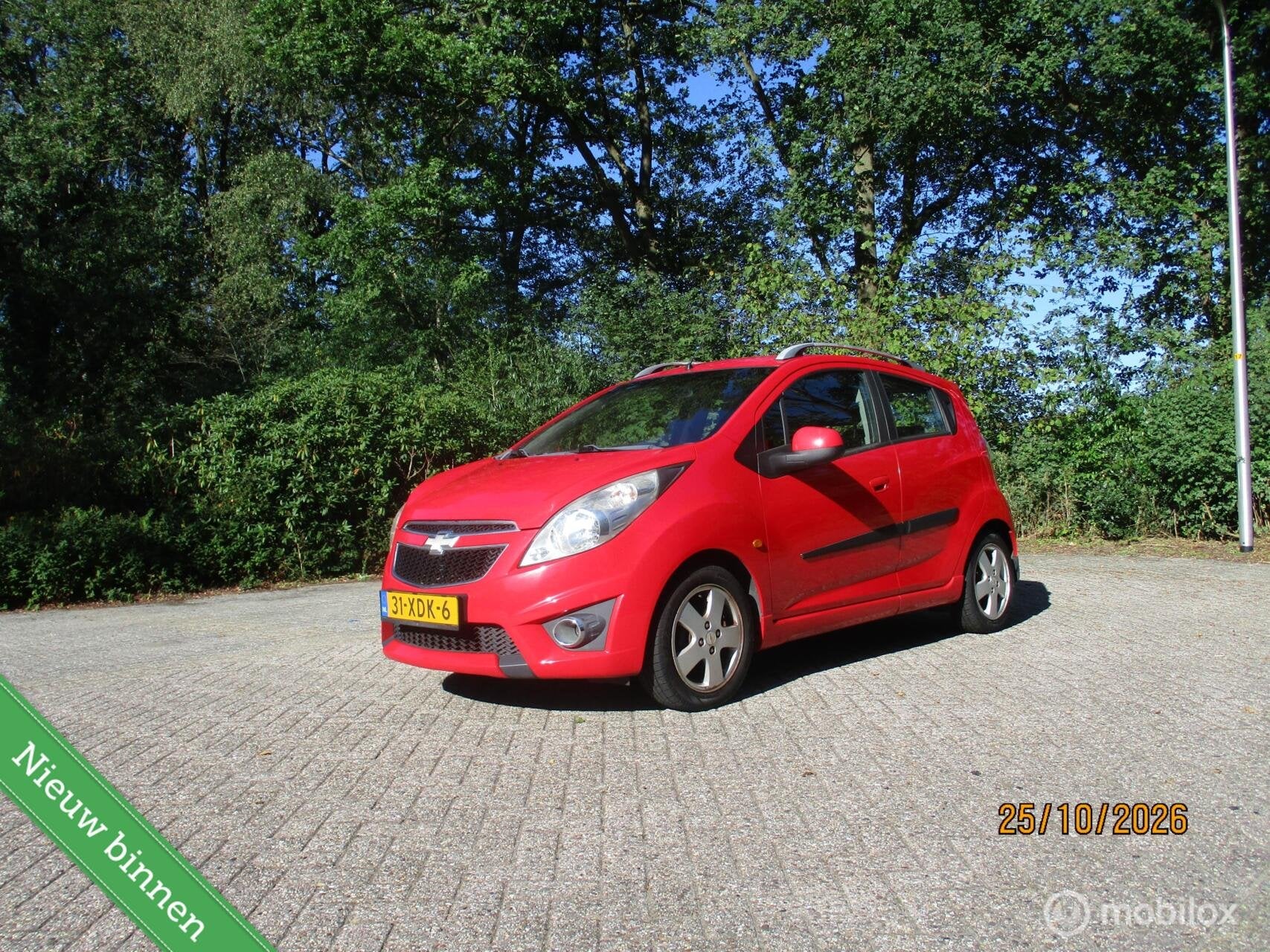 Chevrolet Spark 1.2 16V LTZ apk 09-2027 airco, Auto's, Voorwielaandrijving, Stof, Zwart, 4 cilinders