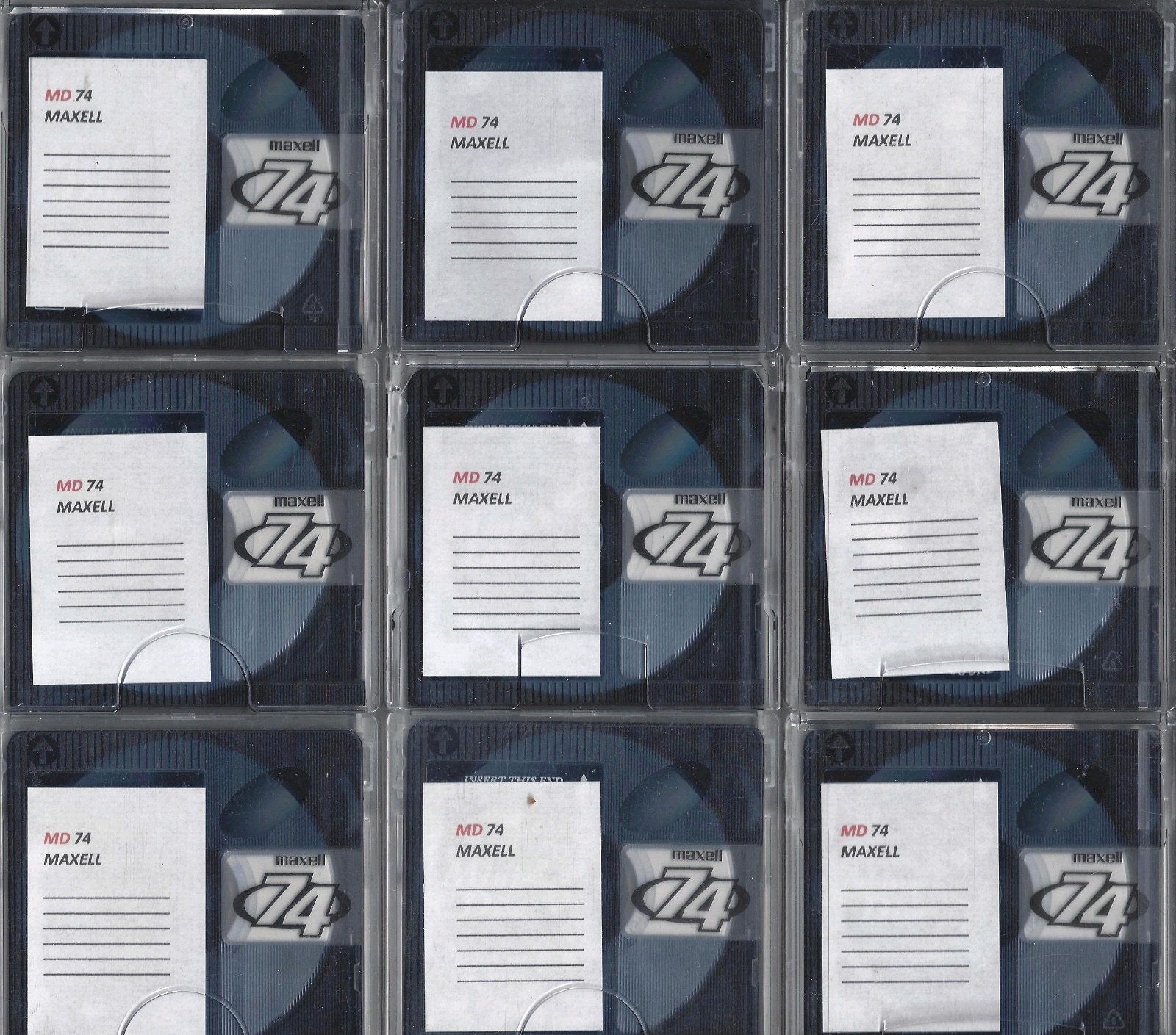 10 Stuks Maxell 74 Minidisc met hoesjes, Ophalen of Verzenden