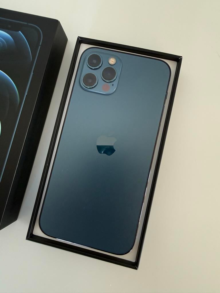 iPhone 12 Pro 128 GB, Telecommunicatie, Mobiele telefoons | Apple iPhone, Ophalen, 128 GB, Blauw, IPhone 12 Pro