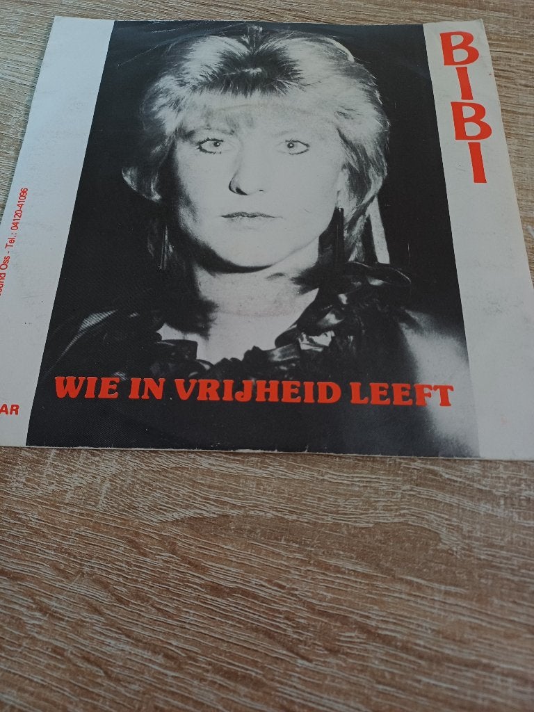 108 Single Bibi – Wie in vrijheid leeft – ADSTAR 536, 7 inch, Ophalen of Verzenden, Zo goed als nieuw, Overige typen