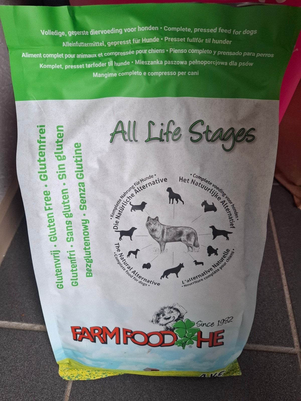 geperste brok van Farm food glutenvrij 4 kg, Dieren en Toebehoren, Ophalen, Hond