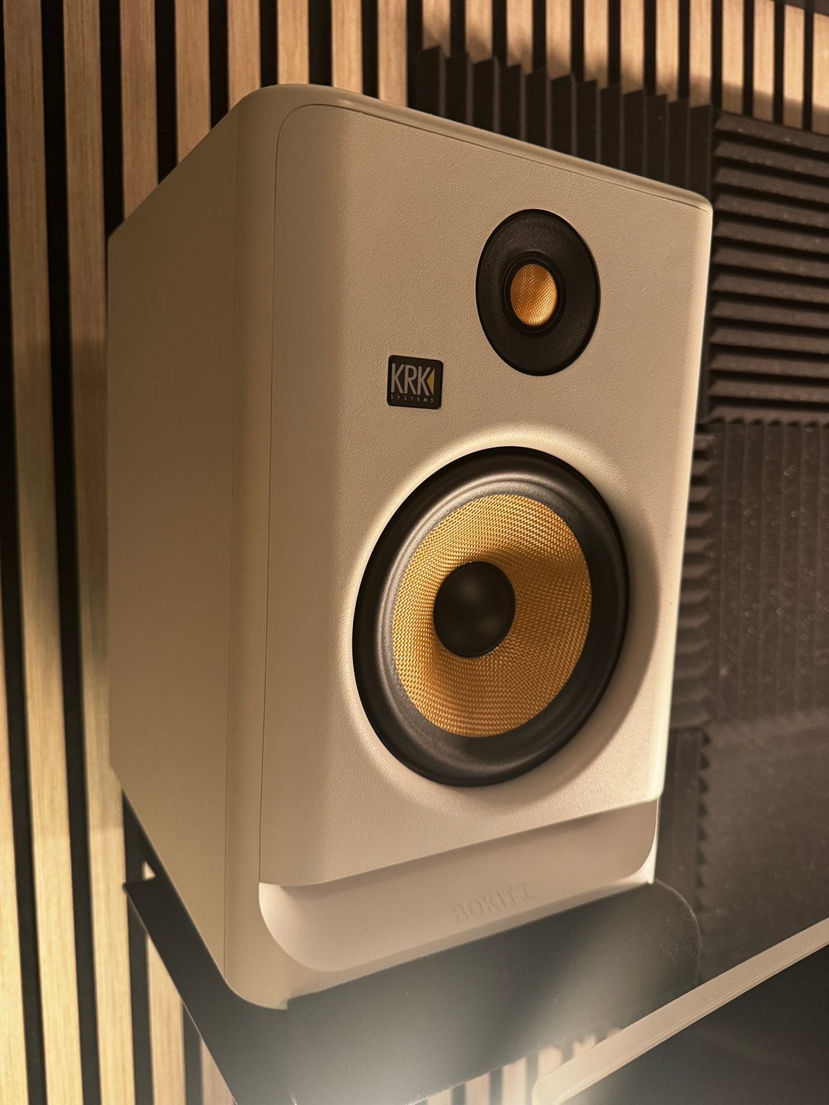 KRK Rokit 7 G4 (set van 2) White Noise edition, Ophalen, Zo goed als nieuw, Studiomonitor, KRK