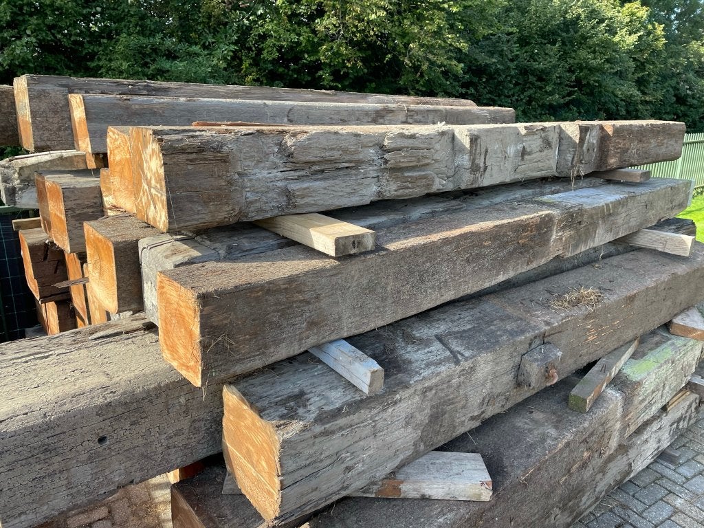 Meerpalen!, Tuin en Terras, Ophalen, Zo goed als nieuw, 250 cm of meer, Balken