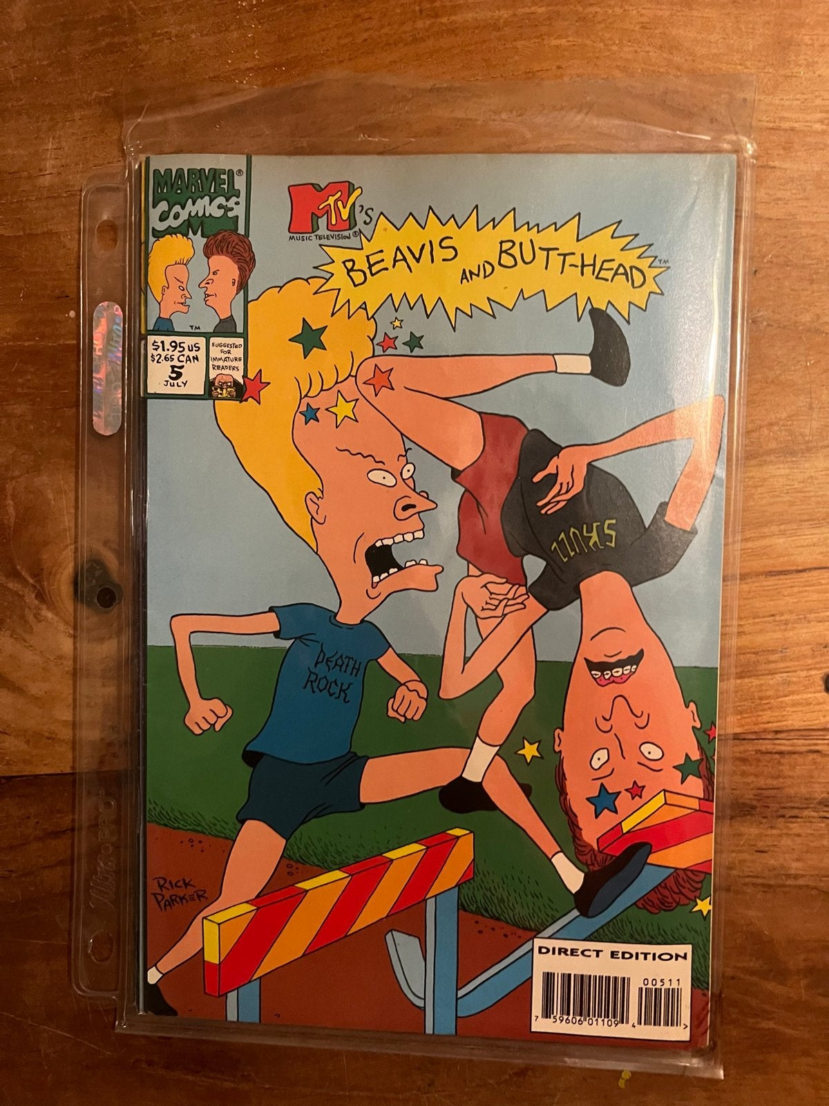 Beavis and Butt-Head #5 Marvel Comics (1994) Direct Edition, Eén comic, Ophalen of Verzenden, Gelezen, Amerika