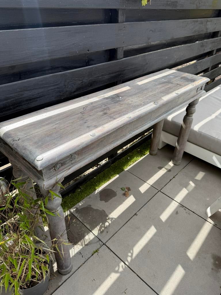 Sidetables, 100 tot 150 cm, Ophalen of Verzenden, Zo goed als nieuw, 25 tot 50 cm