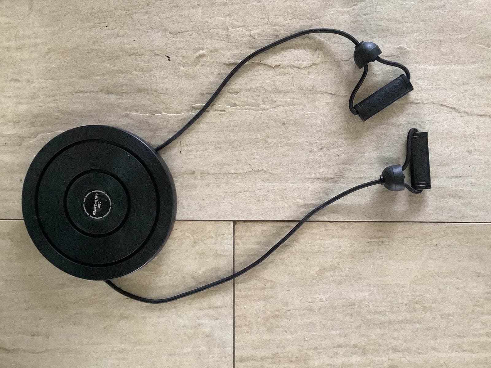 Waist Twisting Disc met Weerstandsbanden, Ophalen of Verzenden, Zo goed als nieuw, Buik, Overige typen
