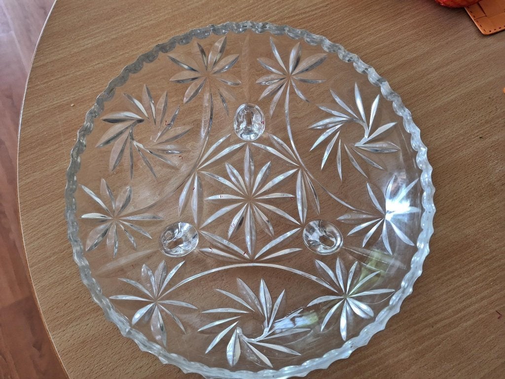 Bohemia kristallen fruitschaal, Antiek en Kunst, Ophalen of Verzenden