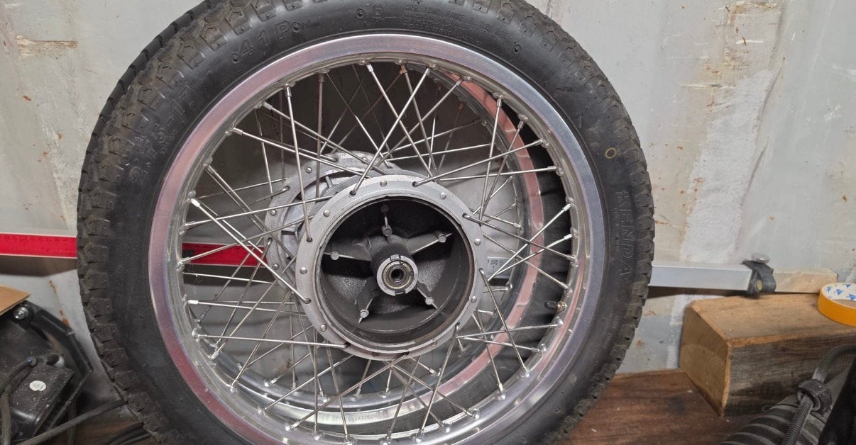 Zundapp 517 spaakwielen, Ophalen