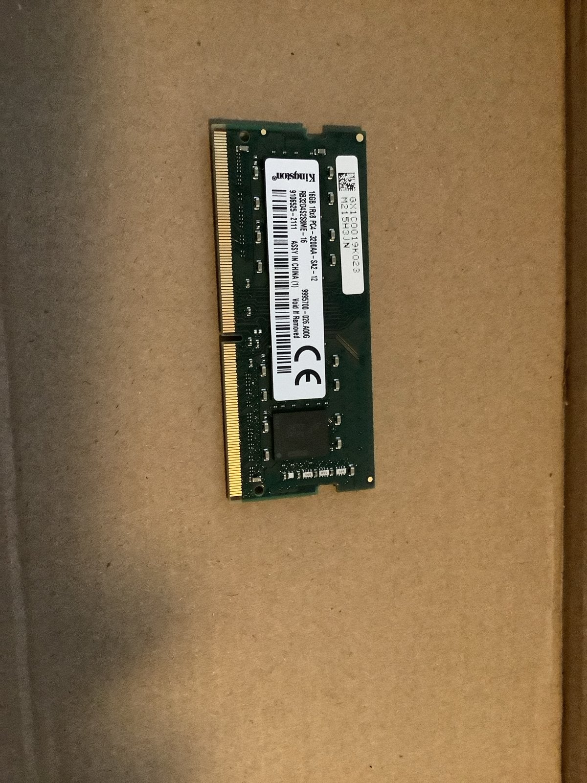 Kingston 16GB DDR4 RAM Geheugenmodule voor Laptop, Computers en Software, RAM geheugen, DDR4, Ophalen of Verzenden, Zo goed als nieuw
