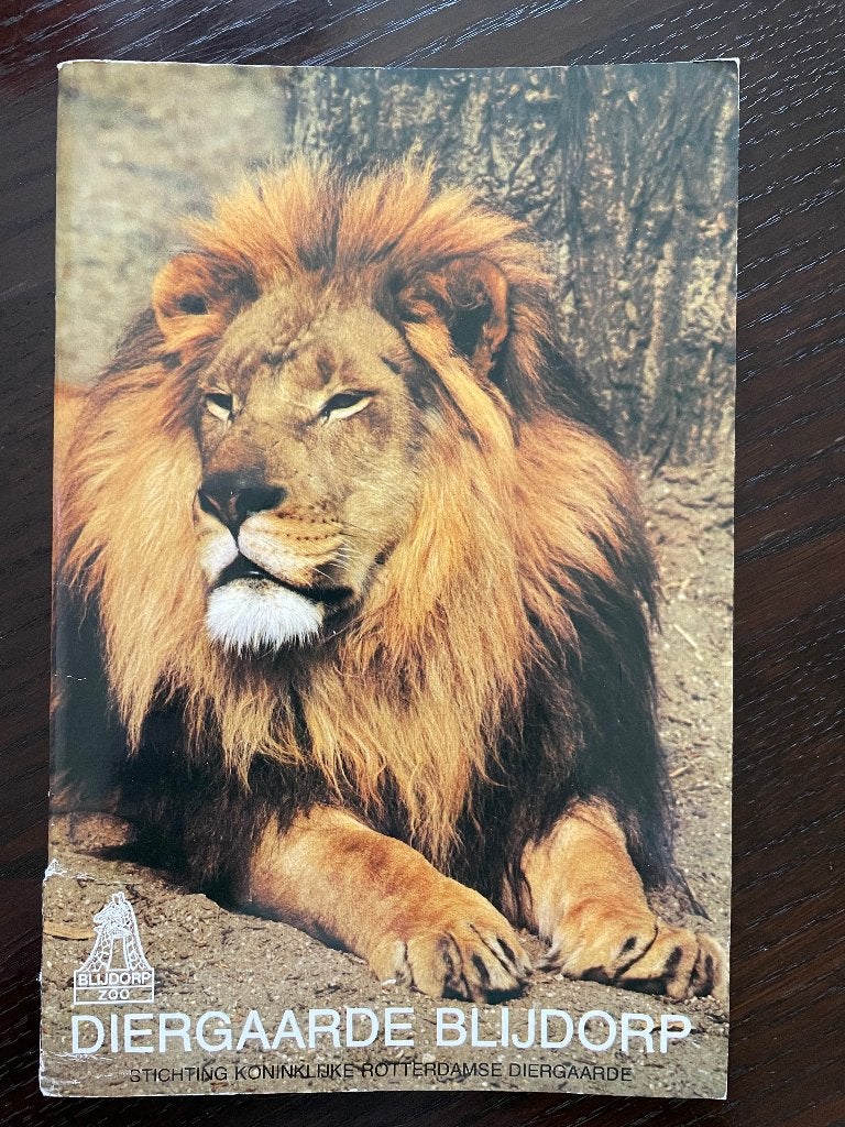 Diergaarde Blijdorp Boekje, Ophalen of Verzenden, Zo goed als nieuw, Overige typen