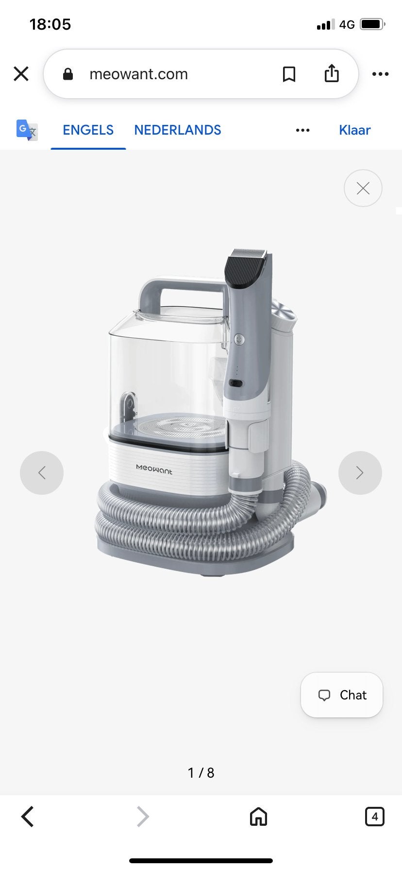 Meowant hondentrimmer en stofzuiger. Nieuw in doos, Dieren en Toebehoren, Ophalen, Nieuw