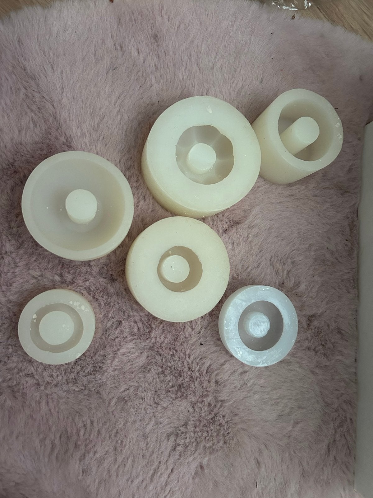 Gips mallen voor kaarsen en decoratie, Gebruikt, Overige thema's, Ophalen of Verzenden, Kunststof