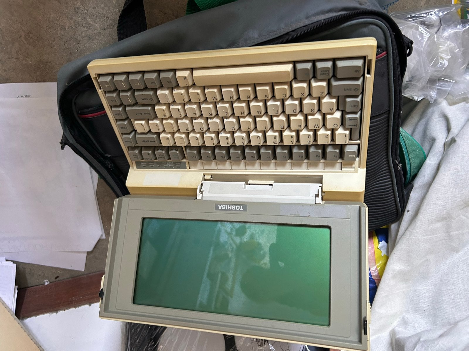Vintage Toshiba T1200 Laptop - Collectors Item, Ophalen of Verzenden