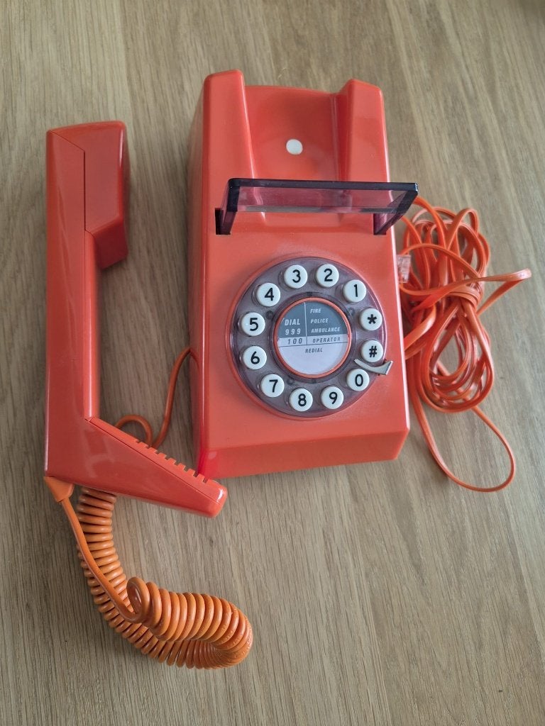 Retro huistelefoon draaischijf nieuw, Telecommunicatie, Vaste telefoons | Niet Draadloos, Ophalen of Verzenden, Nieuw, Met draaischijf