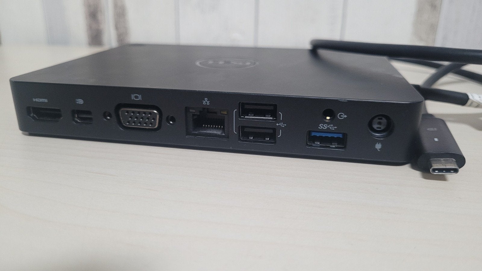 Dell K17A Docking Station met adapter, Ophalen of Verzenden, Dell, Docking station, Gebruikt