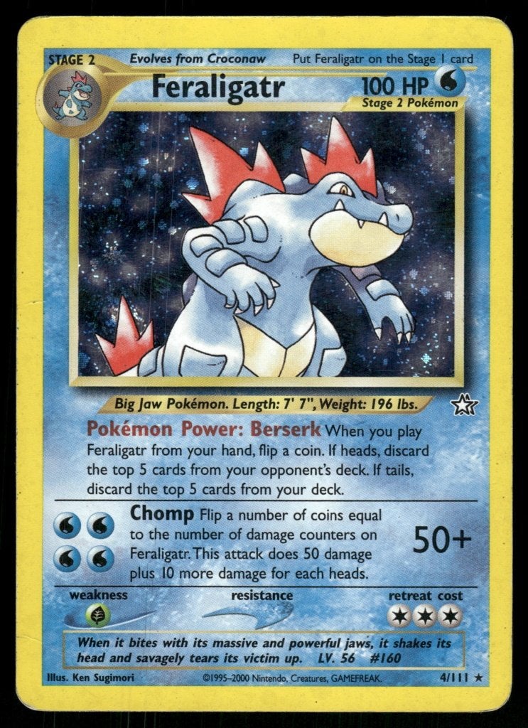 Feraligatr 4/111 - Neo Genesis (Good), Verzenden, Gebruikt