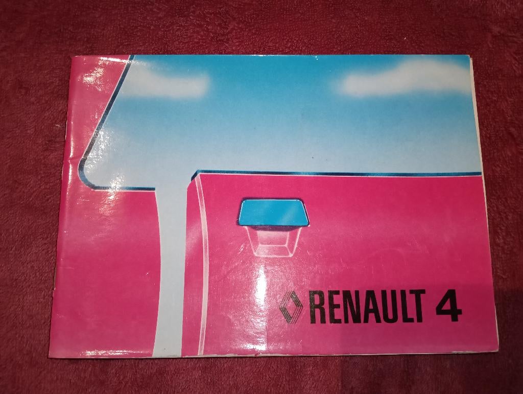 Instructieboekje Renault 4, Ophalen