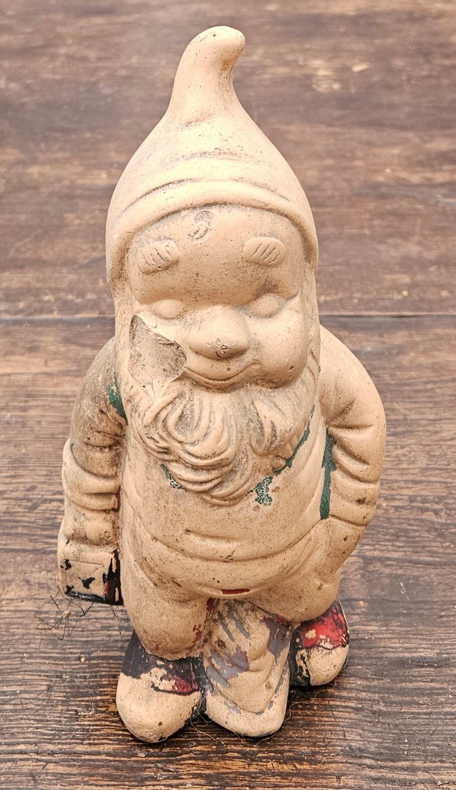 Vintage terracotta tuinkabouter, Ophalen of Verzenden, Gebruikt, Overige materialen, Tuinkabouter