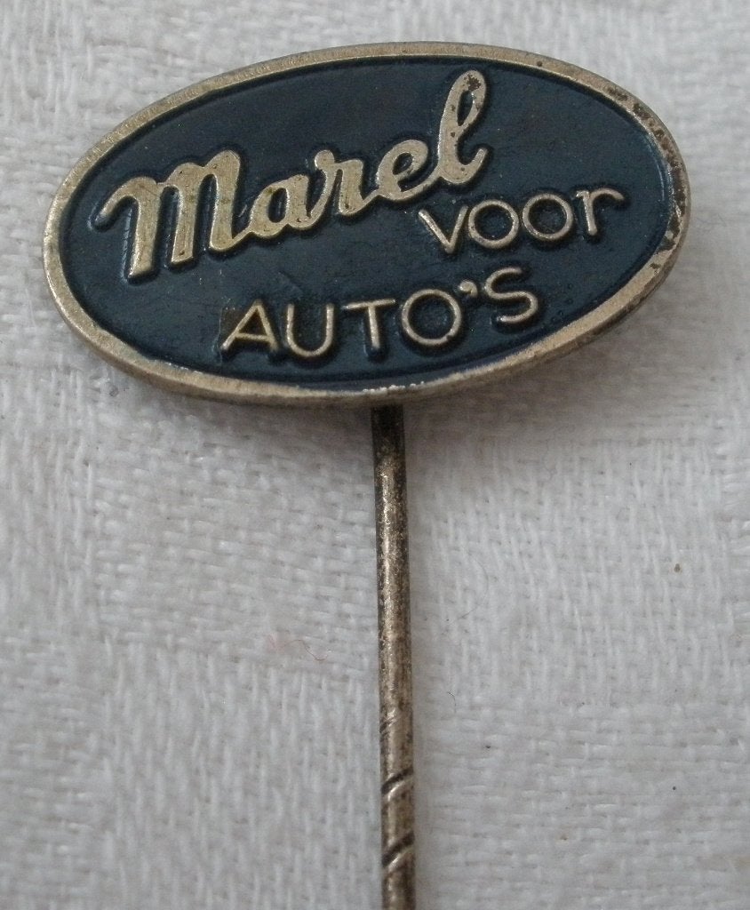 Oud speldje Marel voor Auto's, Ophalen of Verzenden, Zo goed als nieuw, Transport, Speldje of Pin