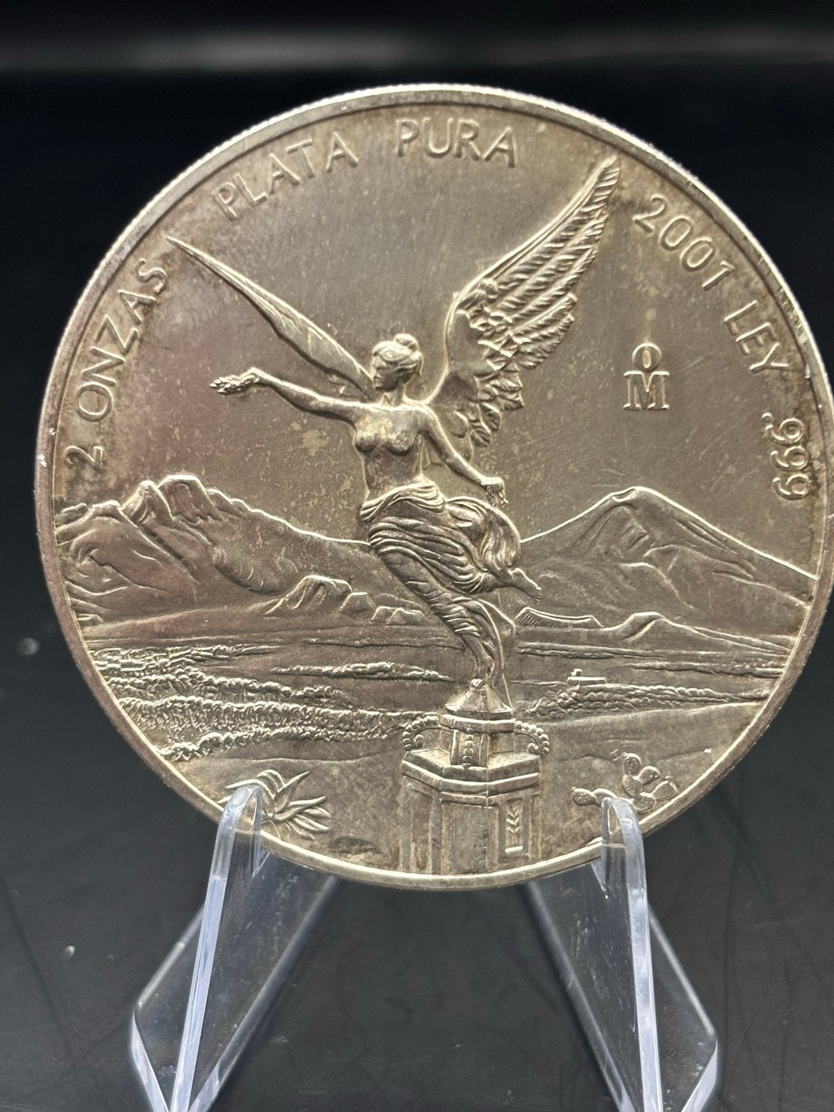 2 Oz Zilveren Libertad Munt 2001 - Zeldzaam!, Postzegels en Munten, Ophalen, Midden-Amerika, Losse munt, Zilver