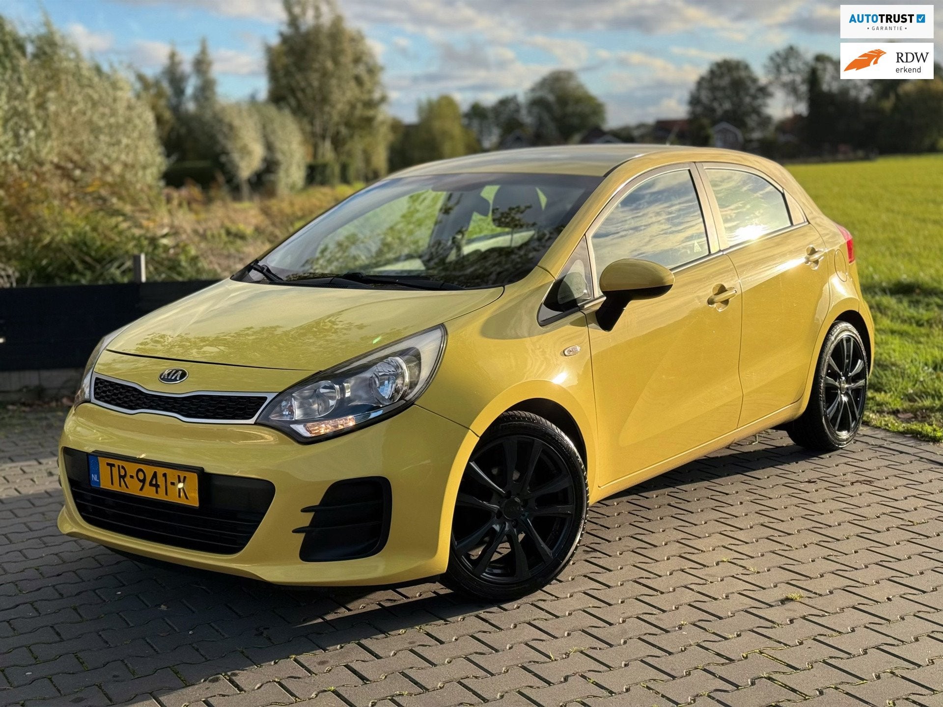 Kia Rio 1.2 CVVT DynamicLine / Airco / Cruise / Stoelverwarm, Auto's, 1027 kg, 450 kg, Euro 6, 4 cilinders
